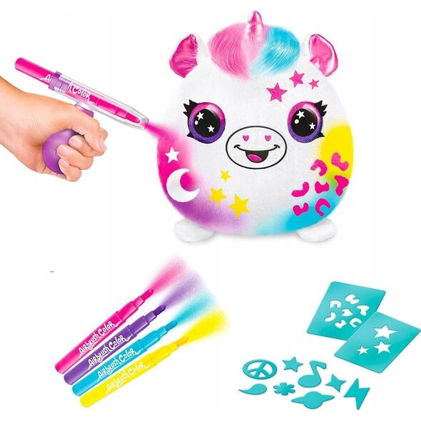 Epee Amatų žaidimas Canal Toys Airbrush Plush Barrel Plush Squishy Spalvotas
