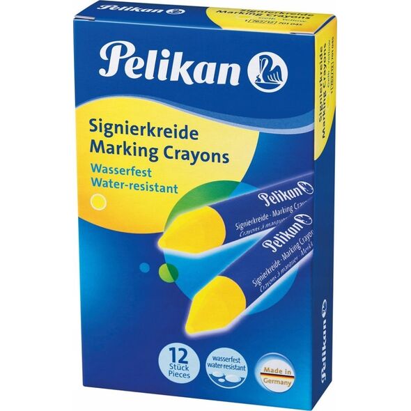 Pelikan Pelikan 701045, 12 pc(s), Yellow, Round, 1.35 cm, Box, 12 cm