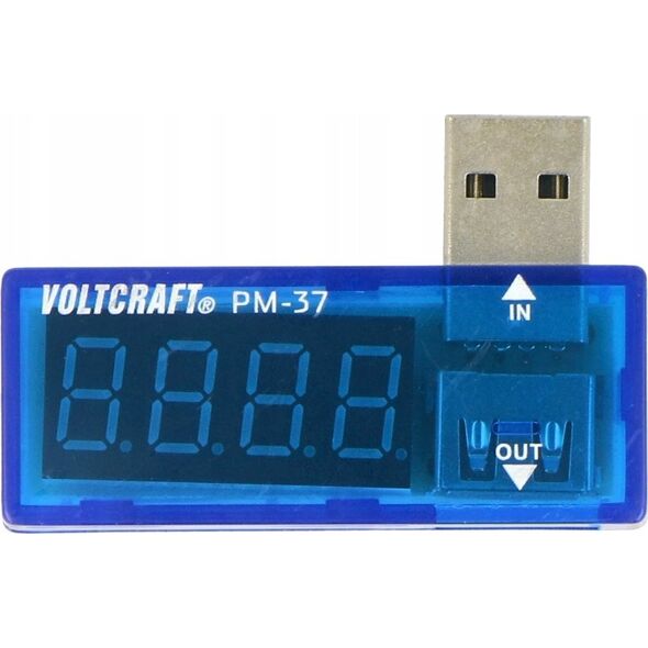 Adapter USB Voltcraft USB måleadapter digitalVOLTCRAFTPM-37CAT IVisning (counts): 999