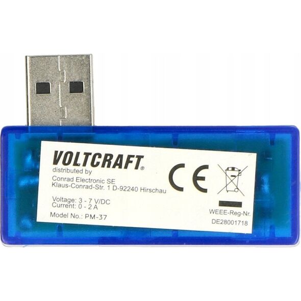 Adapter USB Voltcraft USB måleadapter digitalVOLTCRAFTPM-37CAT IVisning (counts): 999