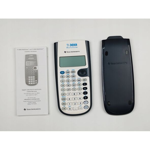 Kalkulator Texas Instruments Texas Instruments TI-30XB MultiView, Pocket, Scientific, 16 digits, 4 lines, Battery/Solar, Grey, White