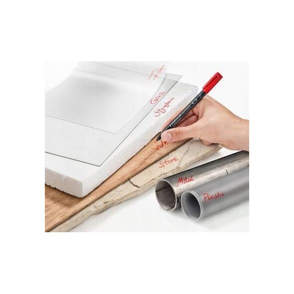 Staedtler Staedtler 313 WP8, Black, Blue, Brown, Green, Orange, Red, Violet, Yellow, Black, Polypropylene (PP), 0.4 mm, 1 pc(s)