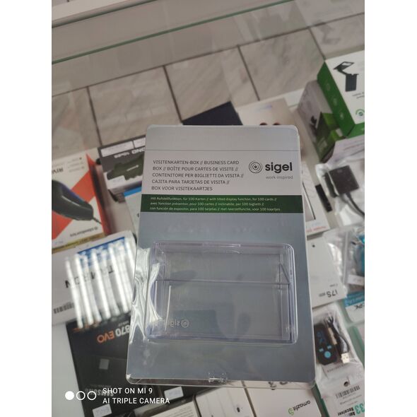 Sigel Sigel VA110, Plastic, Transparent, 100 cards, 86 x 56 mm, 95 mm, 30 mm
