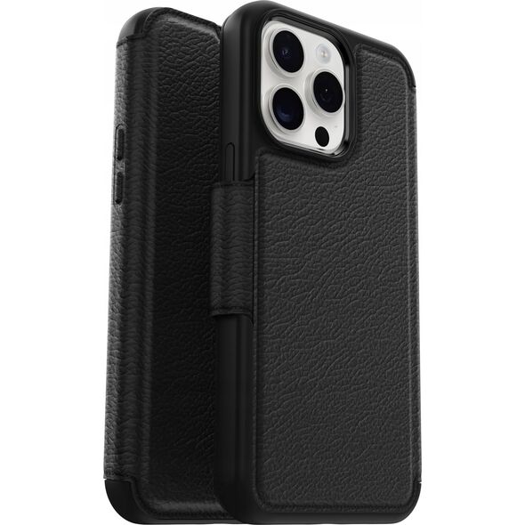 OtterBox OtterBox Strada Series Folio mit MagSafe für das Apple iPhone 15 Pro Max - Schwarz