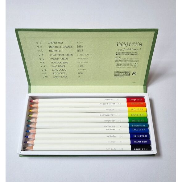 Tombow Tombow Color pencil IROJITEN set volume 2: Vivid tone l, 10 pc(s)
