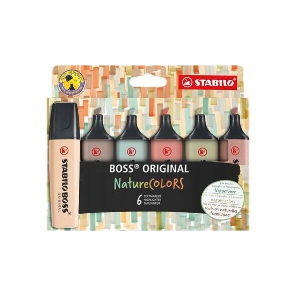 Stabilo Stabilo - Boss Nature Colors 6 Stk (200994) /Arts and Crafts