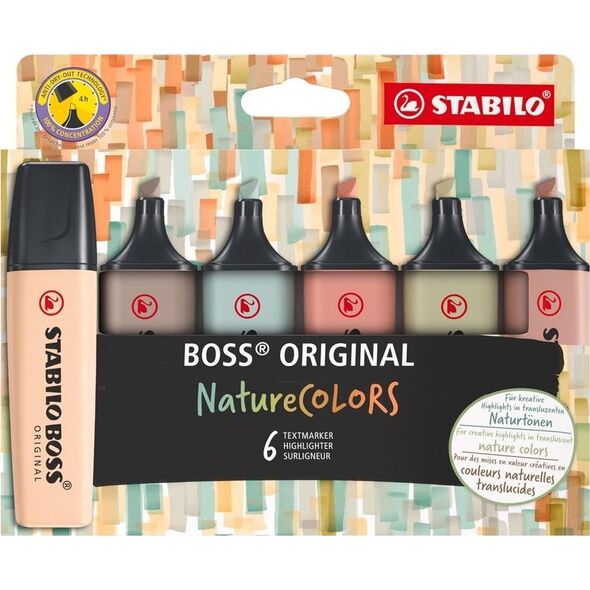 Stabilo Stabilo - Boss Nature Colors 6 Stk (200994) /Arts and Crafts