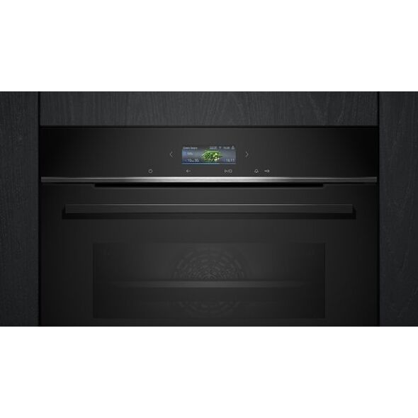 Piekarnik Siemens Siemens iQ700 CB774G1B1, Medium, Electric, 47 L, 47 L, 30 - 300 °C, Catalytic + Pyrolytic