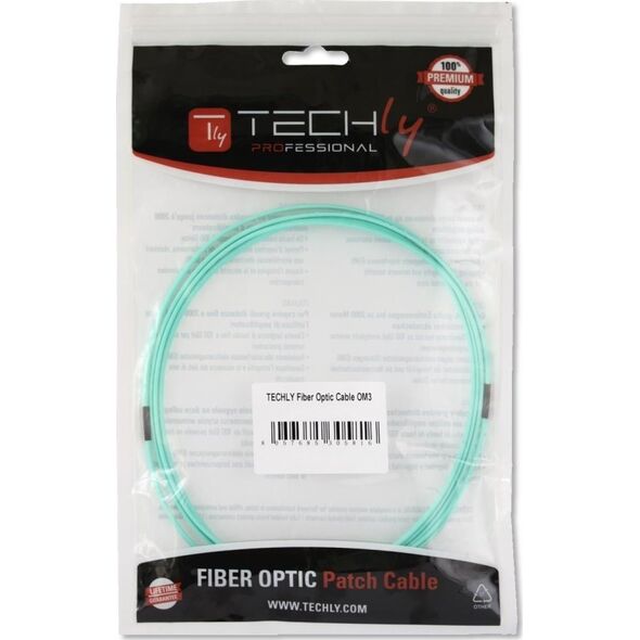 EFB EFB Elektronik O0313.10, 10 m, OM3, LC, ST, Hane/Hane, Turkos