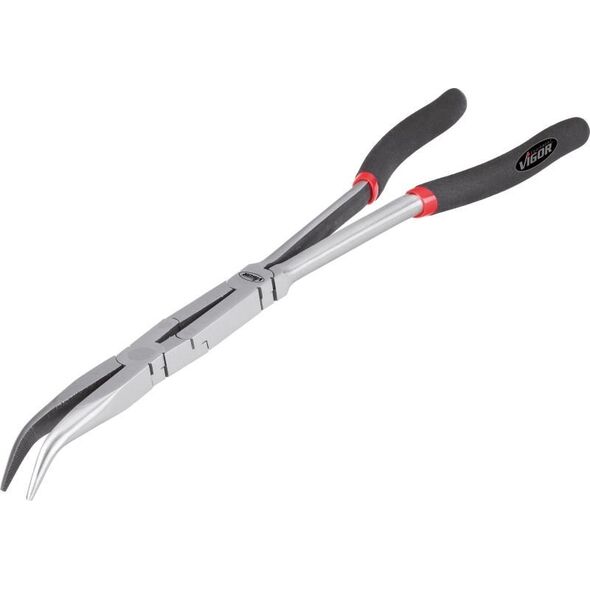 Vigor Værksted Fladrundtang Vigor V2782 45° bøjet 335 mm