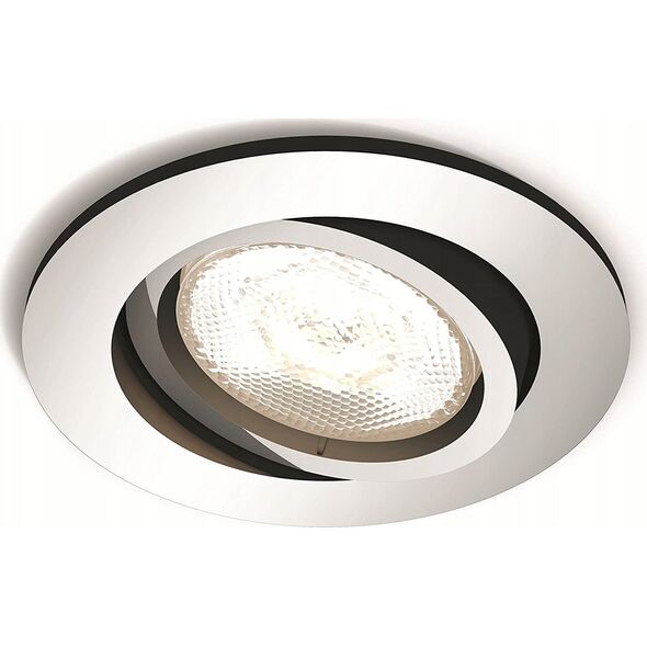Philips Philips myLiving Recessed spot light, Recessed lighting spot, Non-changeable bulb(s), 1 bulb(s), LED, 500 lm, Brown