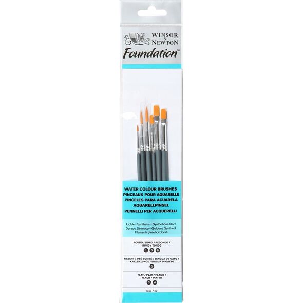 Winsor & Newton Winsor & Newton 5295016, Brush set, Assorted, Synthetic, 6 pc(s)