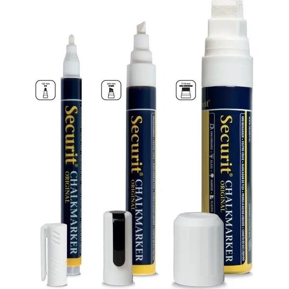 Securit Securit Original SMA100, Blue, Green, Orange, Pink, Red, Violet, Yellow, 7 pc(s)