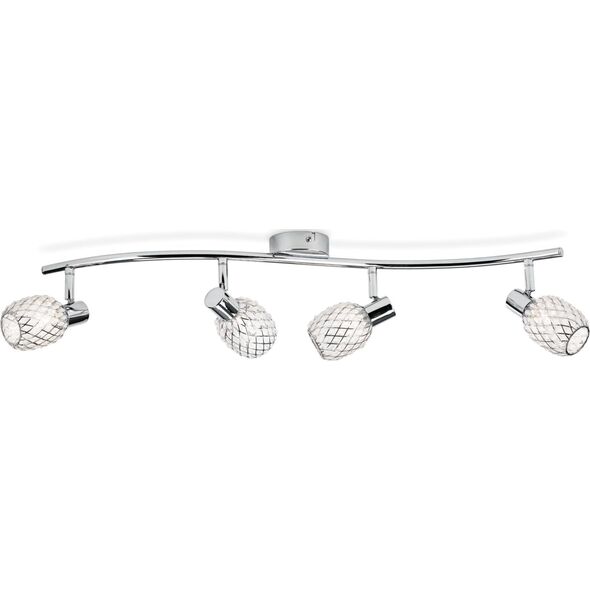 Lampa sufitowa Philips Philips Essentials Spot light, Surfaced lighting spot, G9, 4 bulb(s), 220-240 V, Chrome
