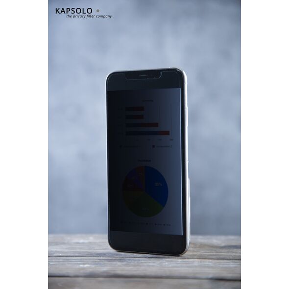 KAPSOLO KAPSOLO 2-Way Adhesive Privacy Motorola Moto G6 Play, 14.5 cm (5.7"), Smartphone, 3H, Privacy, 4 g