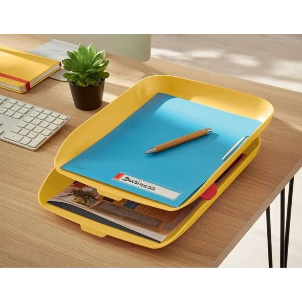 Leitz Leitz 53581019, Polystyrene (PS), Yellow, A4, 274 mm, 40.7 cm, 81 mm