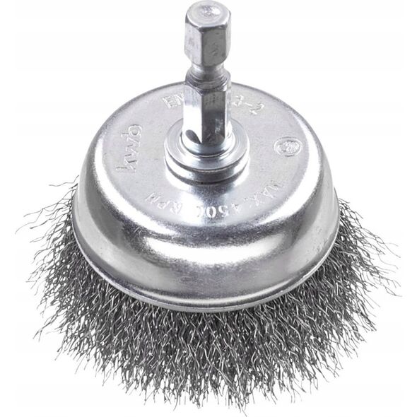 KWB kwb Cup brush, Cup brush, 6 mm, 5 cm, 0.3 mm, Metal, Stone, Metal