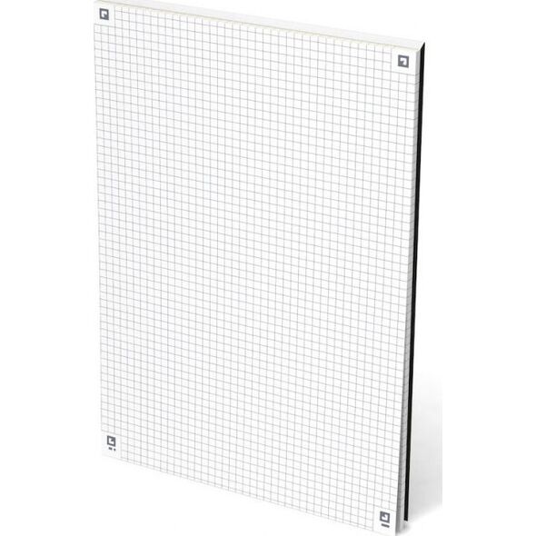 Oxford Notesblok OXFORD Office Essentials, sort, toplimet A4, kvadreret