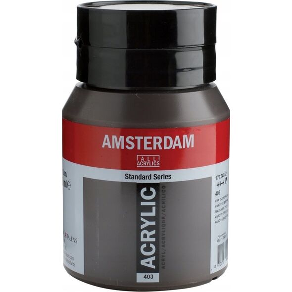 Artequipment AMSTERDAM AAC 500ML VANDYKE BROWN Jar 500 ml