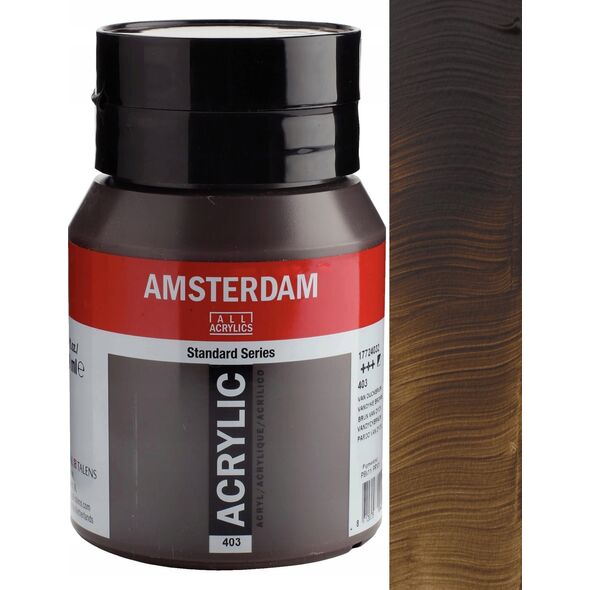 Artequipment AMSTERDAM AAC 500ML VANDYKE BROWN Jar 500 ml