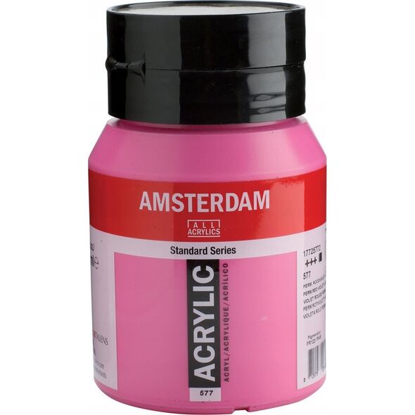 Artequipment Amsterdam Standard Series Acrylic Jar Permanent Red Violet Light 577