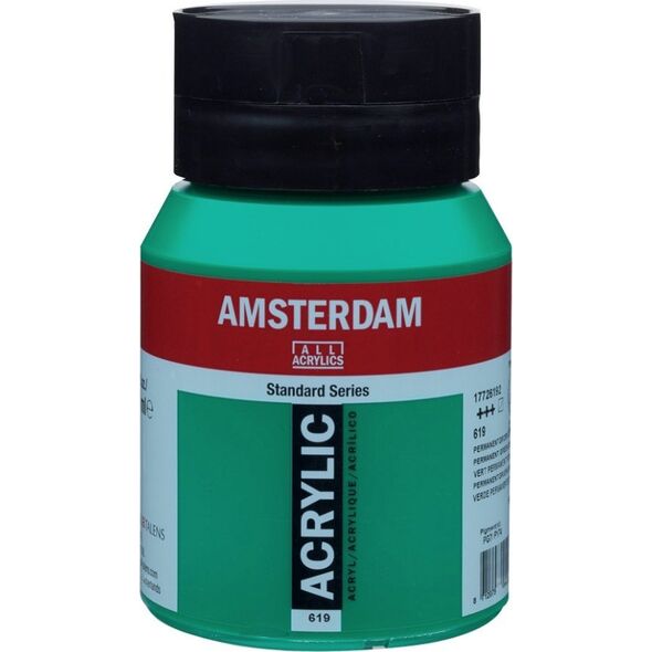 Artequipment AMSTERDAM AAC 500ML PERM.GREEN DP Jar 500 ml