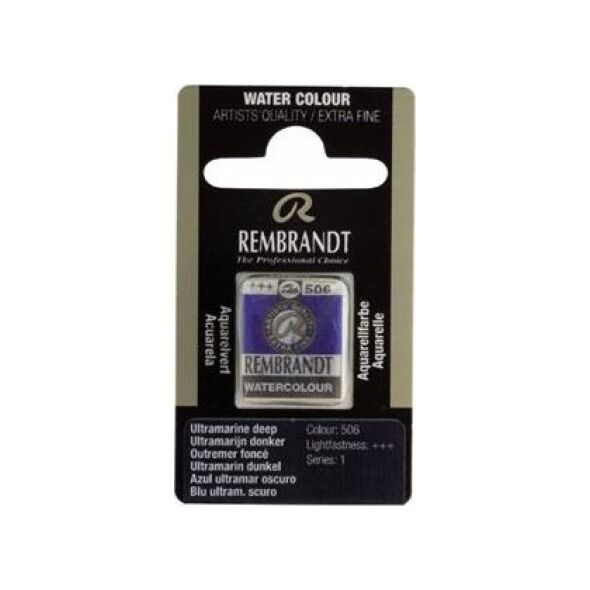 Artequipment Rembrandt Watercolour Pan 1 piece Ultramarine Deep 506