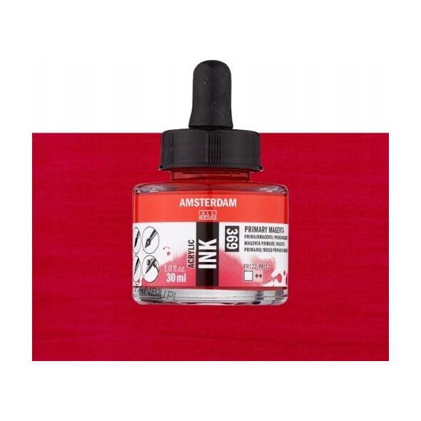 Artequipment Amsterdam Acrylic Ink Bottle Primary Magenta 369