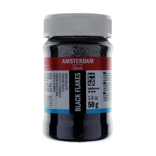 Artequipment Amsterdam Black Flakes 50 G 129 Jar 75 ml