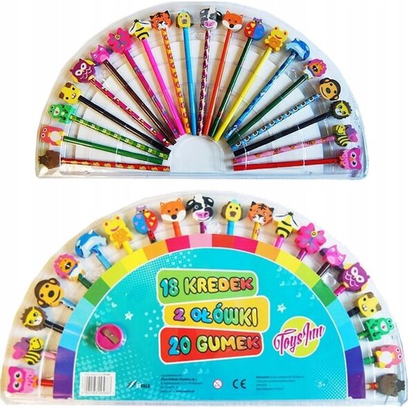 BRUYNZEEL SAKURA Bruynzeel Short & thick colour pencil set | 20 colours