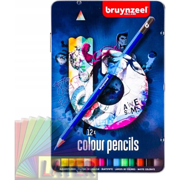 BRUYNZEEL SAKURA Bruynzeel Tin 12 Triple Soft Feel Dark