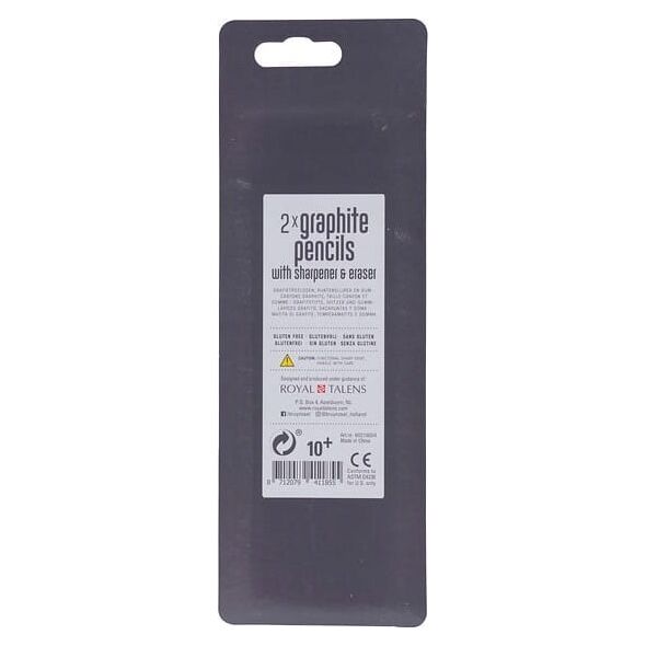 BRUYNZEEL SAKURA Bruynzeel Graphite pencil set | 2 HB graphite pencils + sharpener & eraser