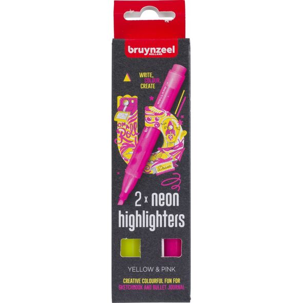 BRUYNZEEL SAKURA Bruynzeel Highlighter set | yellow and pink
