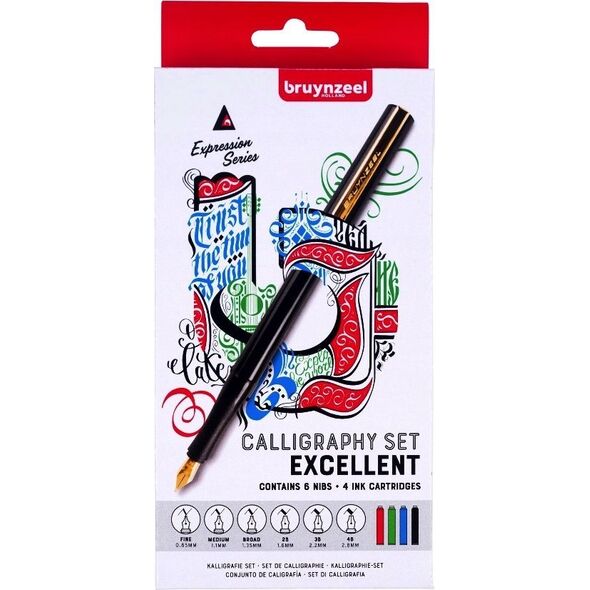 BRUYNZEEL SAKURA Bruynzeel Calligraphy set |14 pieces