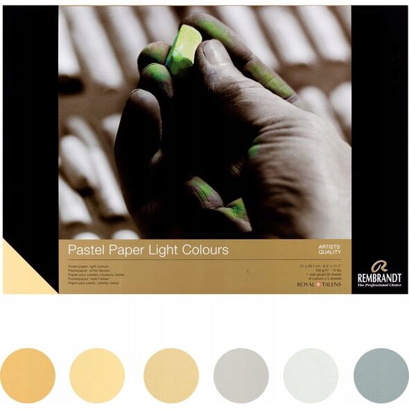 Artequipment Rembrandt Pastel paper dark colours A4 | 21 x 29.7 cm, 160 g, 30 sheets