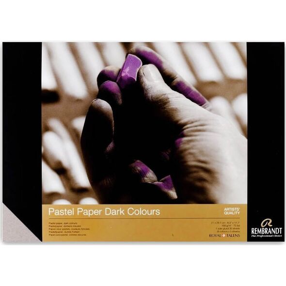 Artequipment Rembrandt Pastel paper dark colours A4 | 21 x 29.7 cm, 160 g, 30 sheets