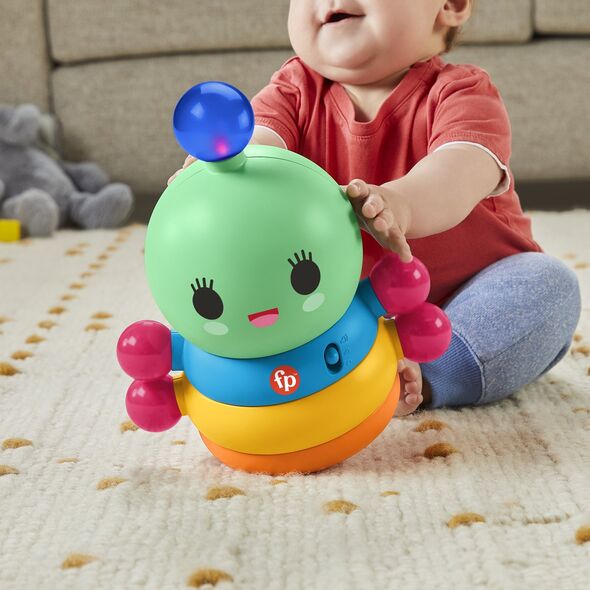 Fisher-Price Fisher Price FWY Bop & Wobble Rainbow Worm
