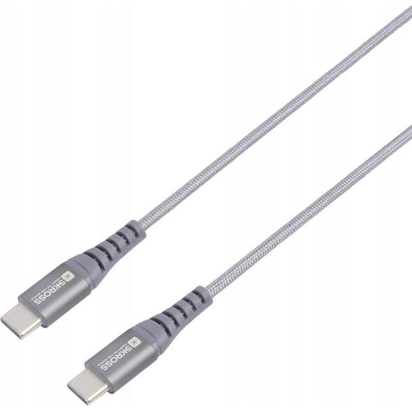 Kabel USB Skross USB-C - USB-C 1.2 m Szary (SKCA0017C-C120CN)