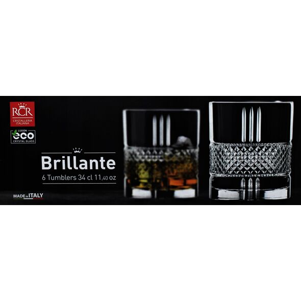 RCR Glass Set Crystal Rcr, 6 Pcs, 337Ml