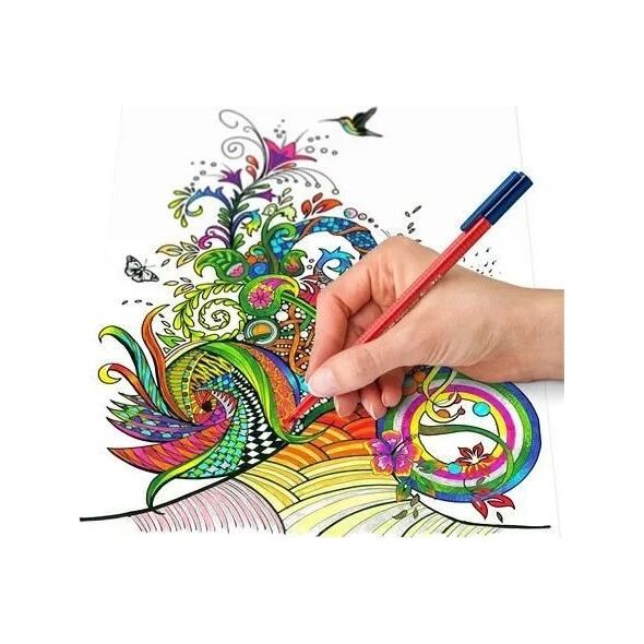 Staedtler Finerliner Triplus Color 323 ass. 8+2stk/pak