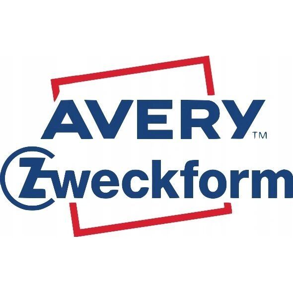 AVERY Avery 6946-2023, Red, Round, Permanent, White on red, Vinyl, 3 cm