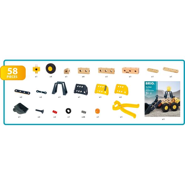 Brio BRIO - Builder Volvo Wheel Loader ( 34598 ) /Building and Construction Toys