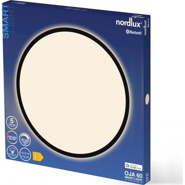 Lampa sufitowa Nordlux Nordlux Smart Light - Oja Plafond - Ø60 cm - Sort