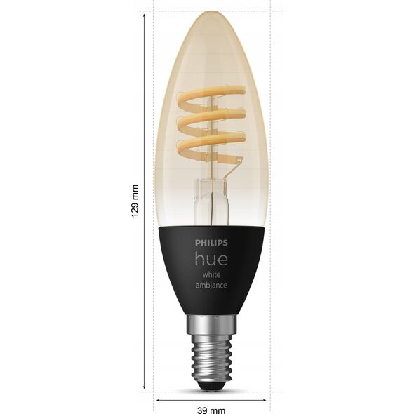 Philips Philips Hue White ambiance Filament Kerte - E14