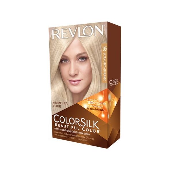 Revlon Revlon ColorSilk Beautiful Color 05 Ultra Light Ash Blonde, Blonde, Ultra Light Ash Blonde