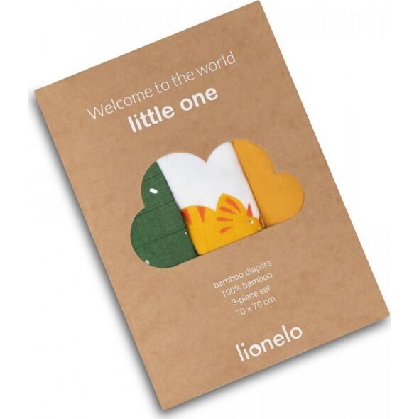 Lionelo Lionelo Bamboo Textiles - Lo-Bamboo Set Dino