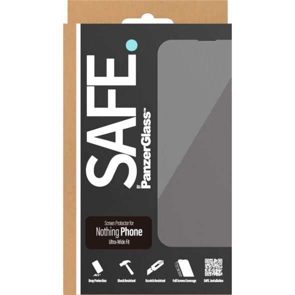 PanzerGlass SICHER. von PanzerGlass™ | Displayschutzfolie – Ultraweite Passform | Nichts Telefon