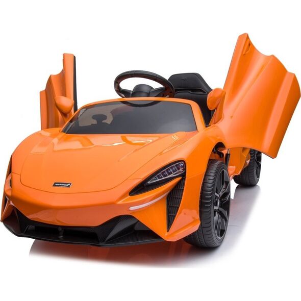McLaren Artura na akumulator dla dzieci Pomarańczowy + Napęd 4x4 + Pilot + Wolny Start + EVA + Audio LED