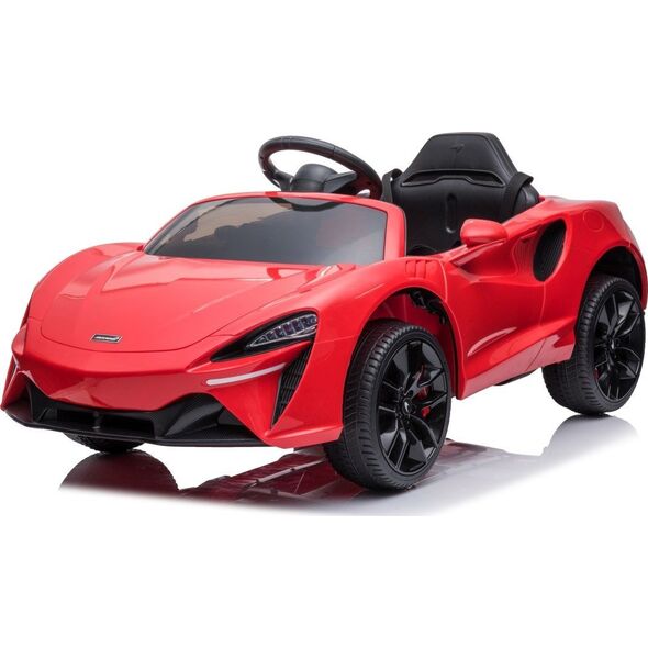 McLaren Artura na akumulator dla dzieci Czerwony + Napęd 4x4 + Pilot + Wolny Start + EVA + Audio LED