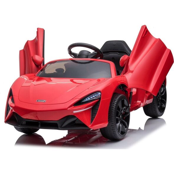 McLaren Artura na akumulator dla dzieci Czerwony + Napęd 4x4 + Pilot + Wolny Start + EVA + Audio LED